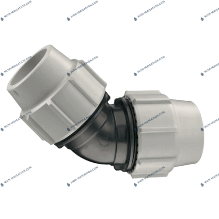 Coude 45 degres PLASSON 40mm a 90mm