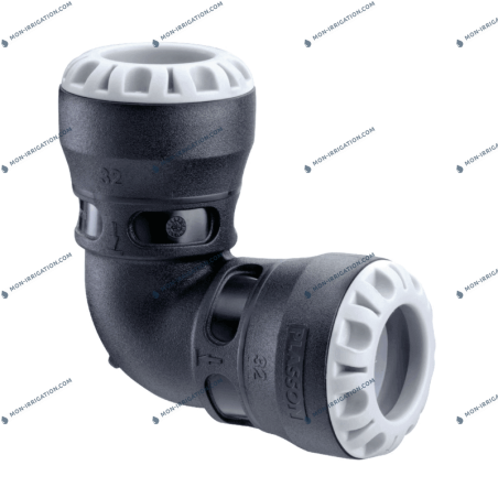 Coude 90 degres 20mm a 63mm - Raccord PLASSON Serie S1