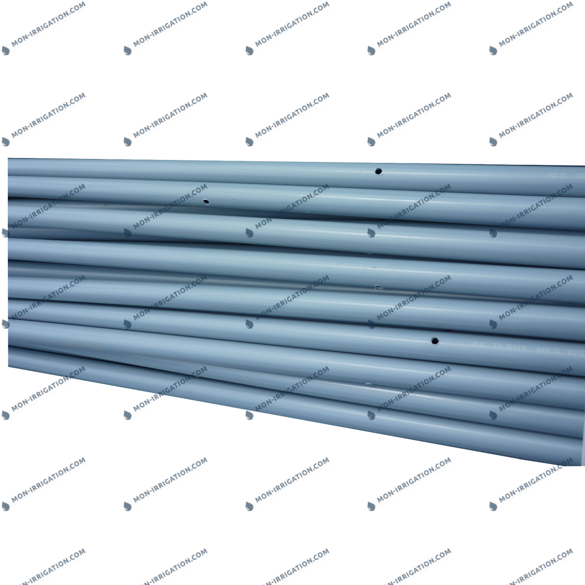 Tube PVC diametre 40 - Taraude 2 metres
