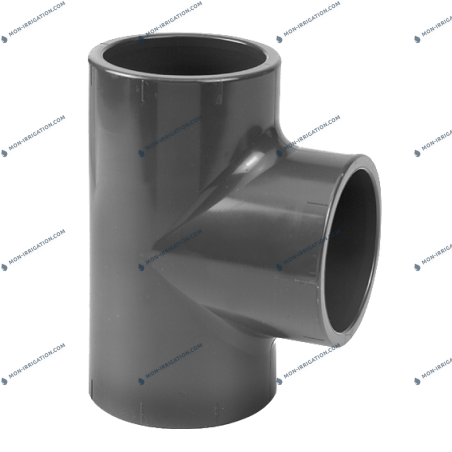 Te PVC à coller du diametre 16 à 40 mm - VDL