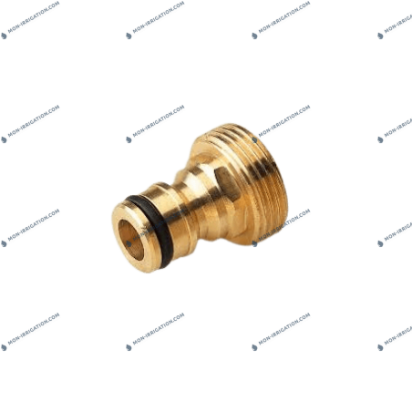 Raccord adaptateur fileté 1/2" laiton