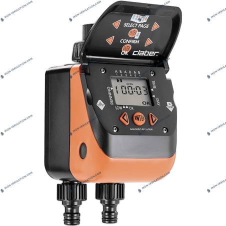 PROGRAMMATEUR D'ARROSAGE CLABER AQUADUE DUPLO