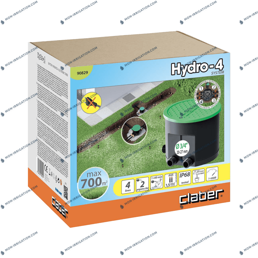 Programmateur d'arrosage CLABER HYDRO 4