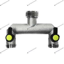 Robinet dérivation 2 voies en laiton 3/4"