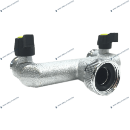 Robinet derivation 2 voies en laiton 3/4&quot;