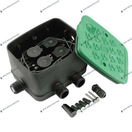 Regard avec 4 électrovannes 24V EZYVALVE