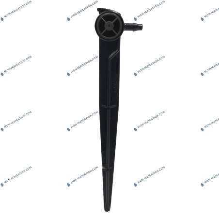 Goutteur autorégulant sur pic plastique 4L/h DELTA DRIP SPIKE NOIR