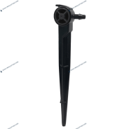 Goutteur autorégulant sur pic plastique 4L/h DELTA DRIP SPIKE NOIR