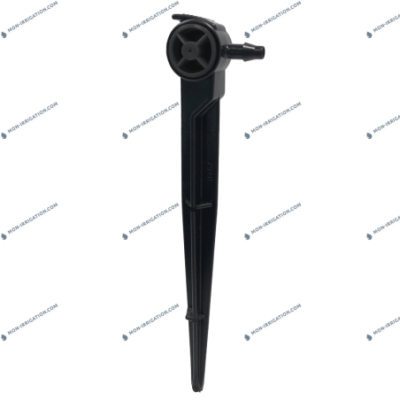 Goutteur autorégulant sur pic plastique 4L/h DELTA DRIP SPIKE NOIR