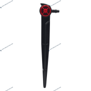 Goutteur autorégulant sur pic plastique 2L/h DELTA DRIP SPIKE ROUGE