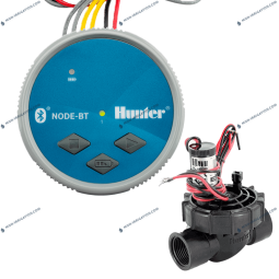 Programmateur à pile NODE BT 1 voie avec électrovanne HUNTER