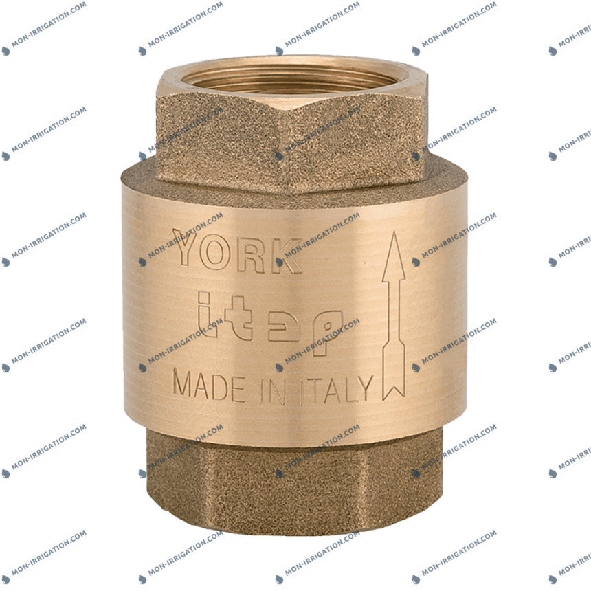 Clapet Anti-Retour (Vanne) 1/4" NPT Femelle-Mâle En Acier Inox 304 - Pour Eau, Gaz, Huile - Pression Max 64 Bars