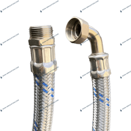 Flexible métal M/F coudé 1"