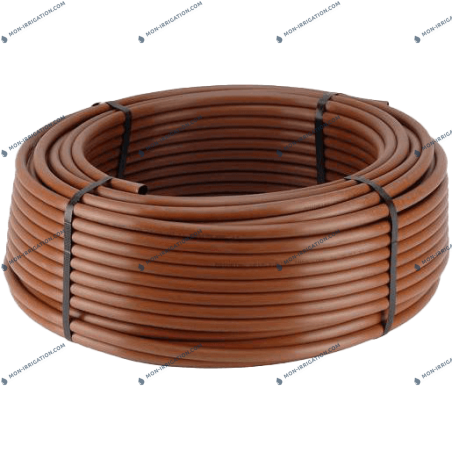 Tuyau goutte à goutte 16 mm marron en polyéthylène