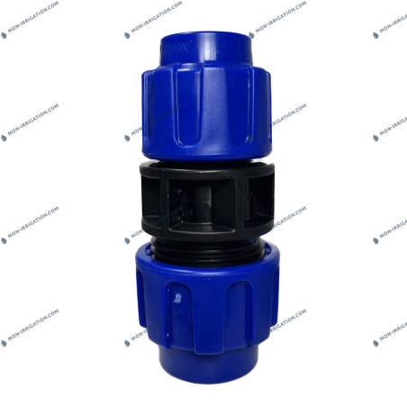 Manchon a compression reduit pour tube polyethylene