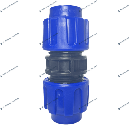 Manchon a compression de 16mm a 40 mm pour polyethylene irrigation