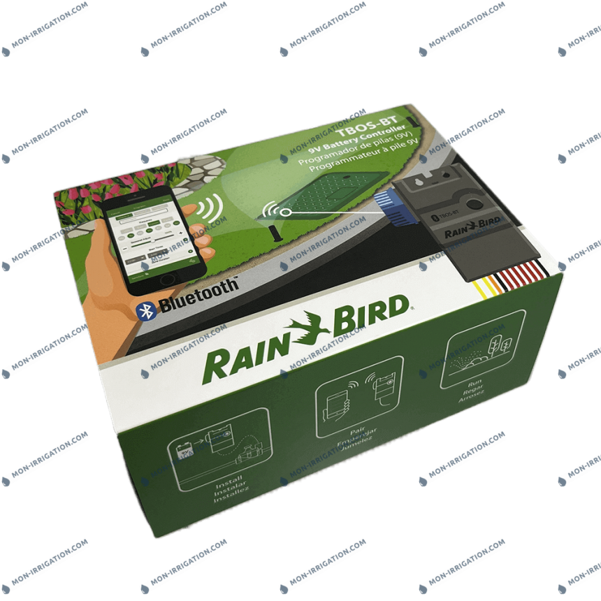 Programmateur d'arrosage à pile Rain Bird TBOS BT 1 voie