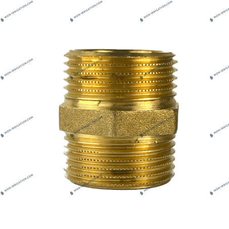 Mamelon fileté laiton