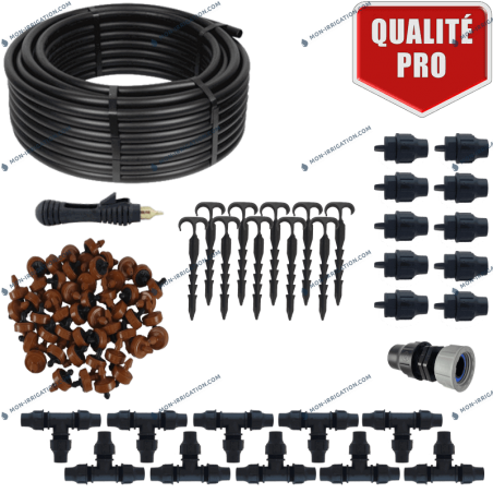Kit goutte à goutte Professionnel 50 goutteurs / crampons
