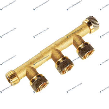 Clarinette taraudée 1" LAITON 3 vannes