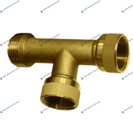 Té taraudé/fileté 1" LAITON