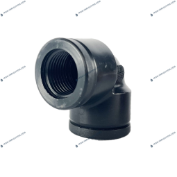 COUDE POLYPROPYLENE TARAUDEE
