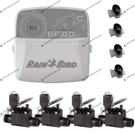 kit programmateur Rain bird RC2 electrovannes