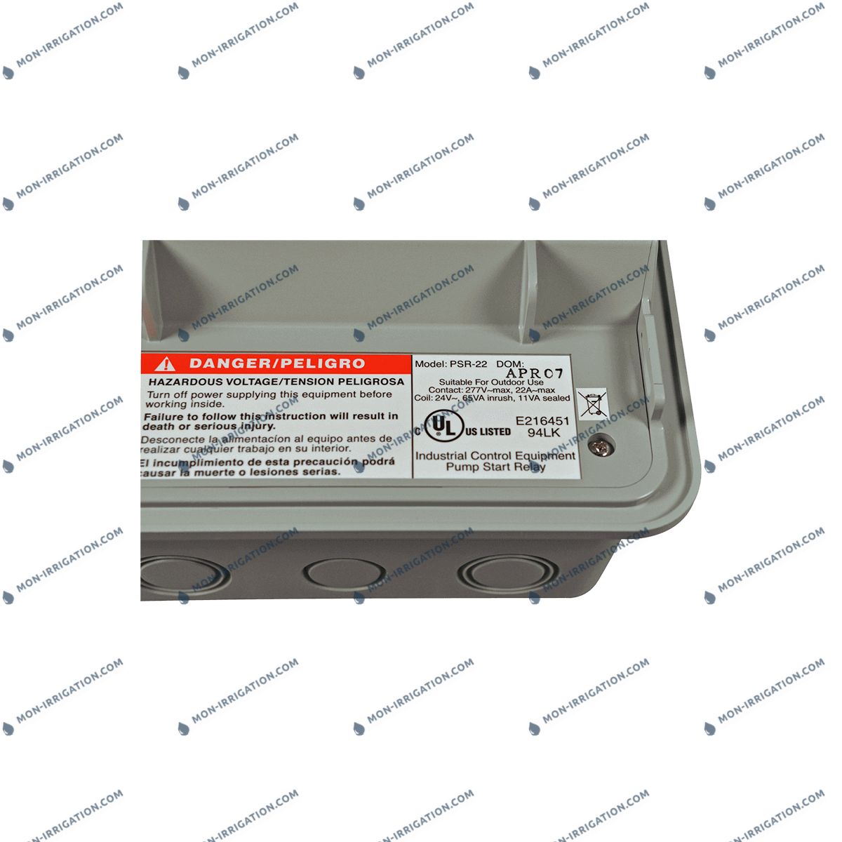 Coffret démarrage de pompe / programmateur 24V HUNTER PSR22