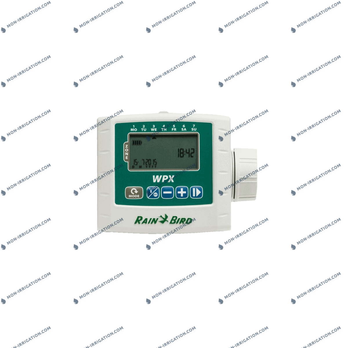Kit Programmateur a arrosage Rain Bird WPX 1 voie + Electrovanne 100DV