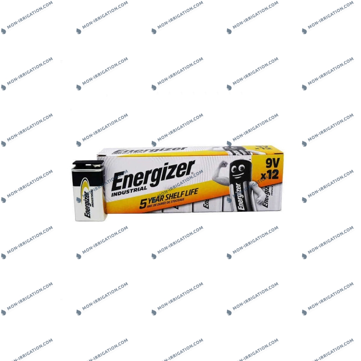 Pile ENERGIZER 9V 6LR61 - LOT de 12