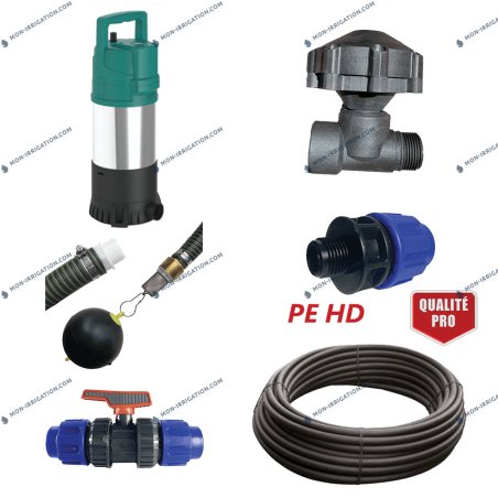 Photo du pack pour l'installation de la pompe LKS-SE-1