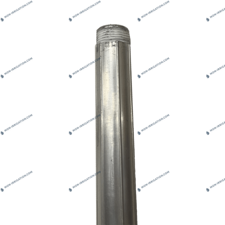 Photo fileté canne aluminium