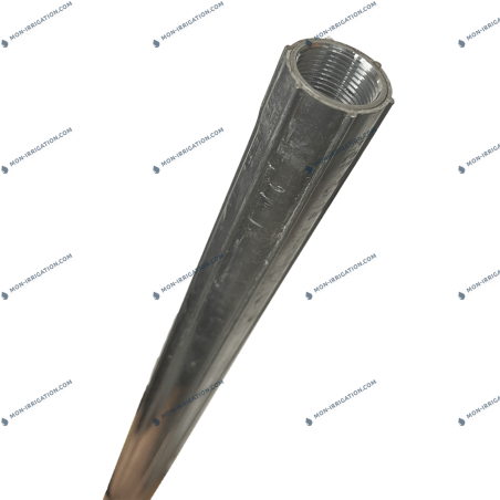 Photo taraudé canne aluminium