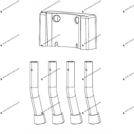 Kit pieds DOSATRON D9GL2