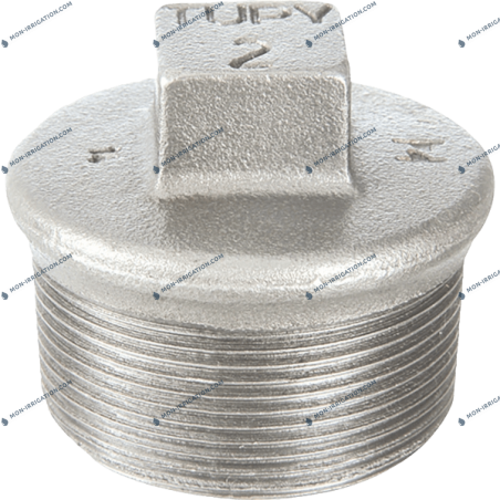 Bouchon fileté galvanisé