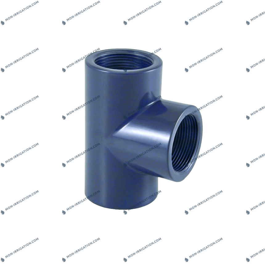 Té taraudé PVC