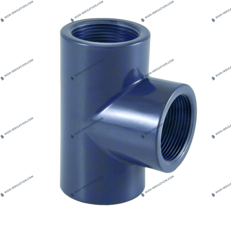 Té taraudé PVC