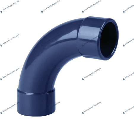 Coude grand rayon 90° en...