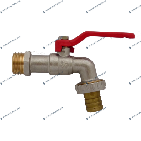 Robinet 1/4 de tour raccord cannele