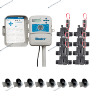 Kit Hunter X2 8 voies + 8 éléctrovannes PGV + 8 connecteurs