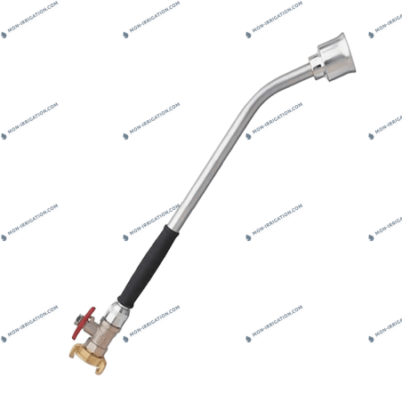 Lance arrosage SOFT RAIN GEKA PLUS 60 cm avec pomme métal et vannette