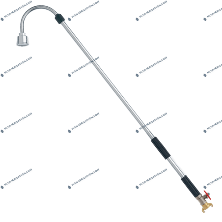 Lance arrosage VARIO MÉTAL GEKA PLUS 60 cm avec pomme métal et vannette