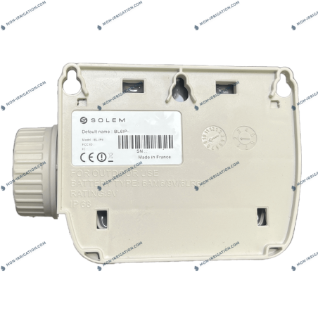 Programmateur d'arrosage à pile BL-IP| SOLEM verso