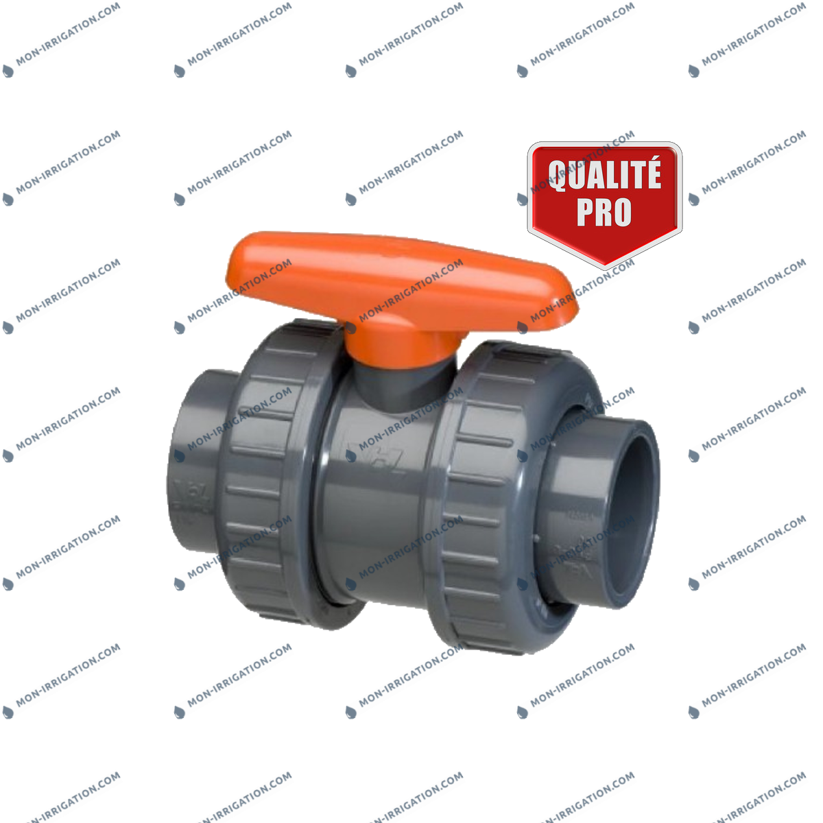 Vanne PVC a coller Double Union - VDL