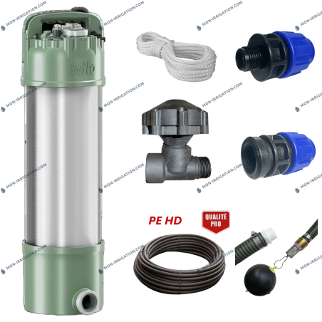 Kit de départ pompe de puit Wilo FIRST 304 SE