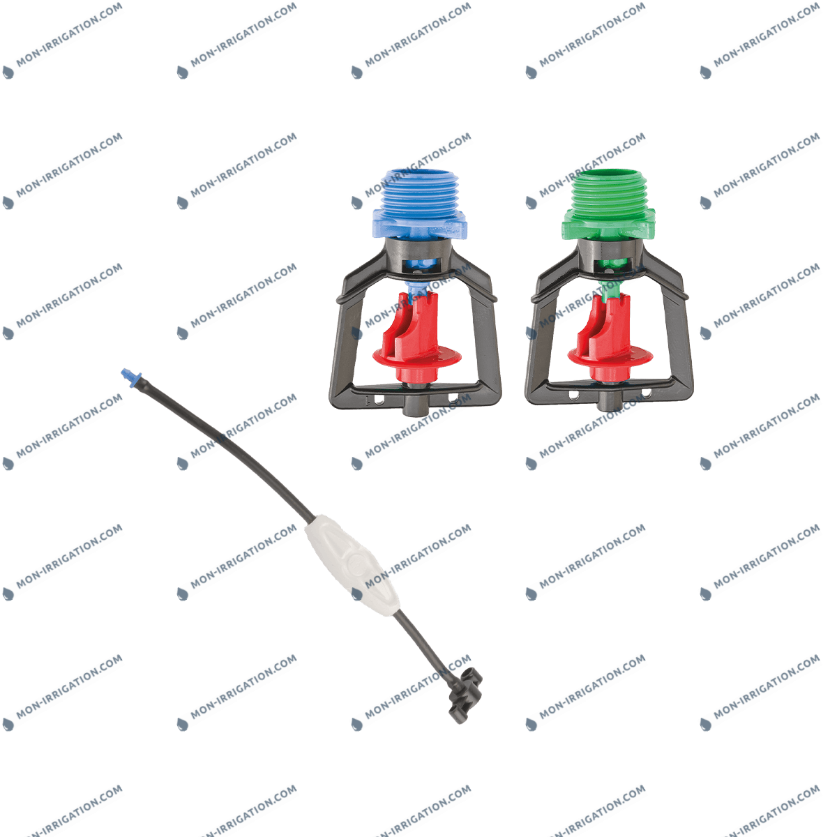 Pack montage RONDO tête en bas ailette rouge