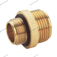 Mamelon réduit laiton 1" x 3/4" avec joint 3/4"