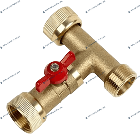 Té laiton taraudé/fileté 1"...