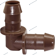 Coude cannelé XF RAIN BIRD pour tuyaux de goutte à goutte PEBD 16 mm