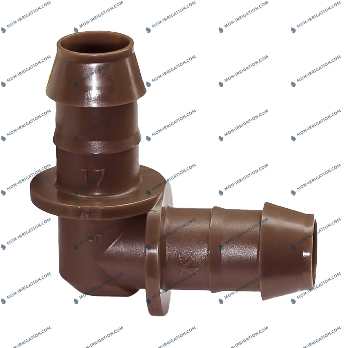 Coude cannelé XF RAIN BIRD pour tuyaux de goutte à goutte PEBD 16 mm